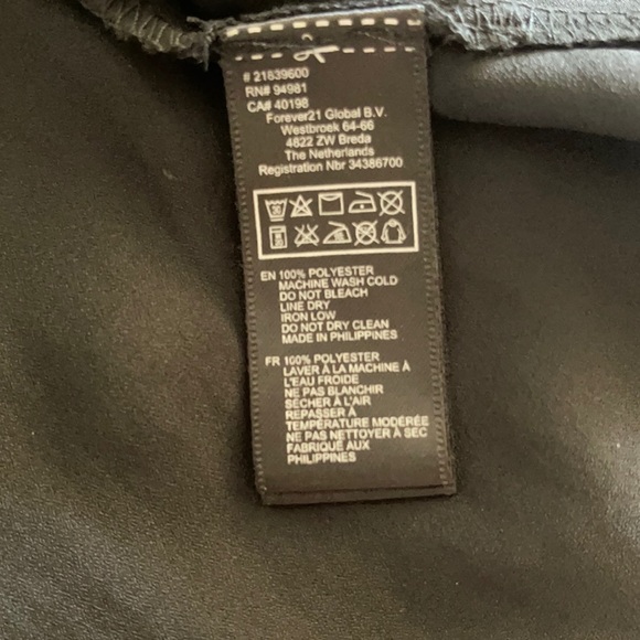 Forever 21 sheer black small long sleeve blouse - Picture 2 of 5